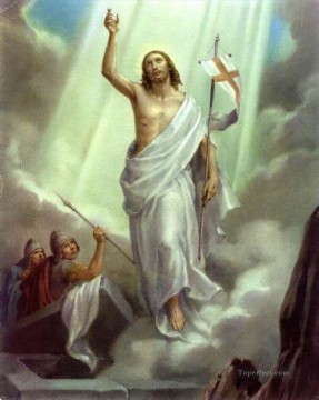 resurrection of christ Oil Paintings